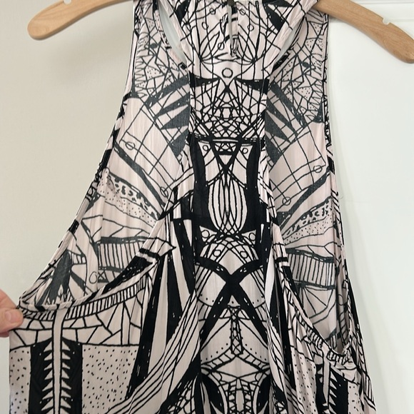 Free People La Mar Hi Lo Maxi Racerback Dress w Pockets OVERSIZE Small - Picture 10 of 14